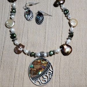 Necklace Pendant Earrings